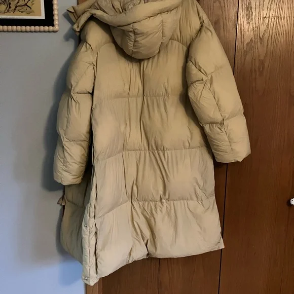 The Arrivals Beige Puffer Jacket - Picture 4 of 13